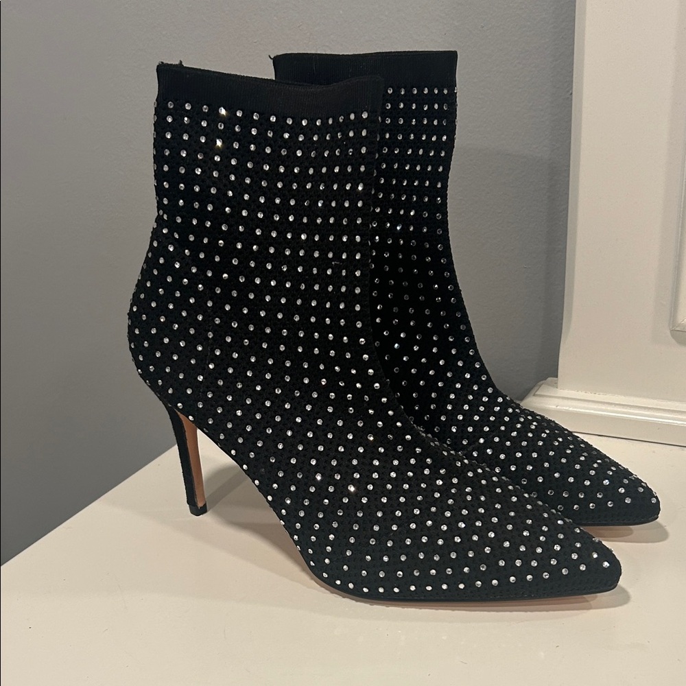 Sparkly Heel Boots